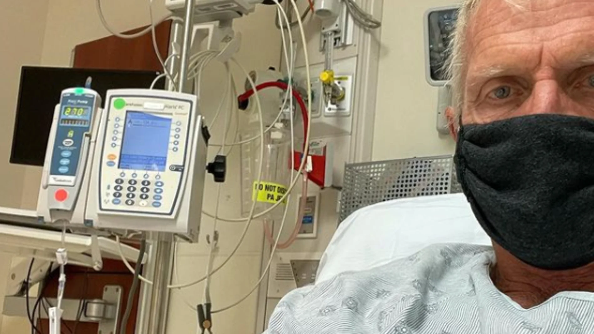 Greg Norman, en un hospital de Florida Greg Norman, en un hospital de Florida