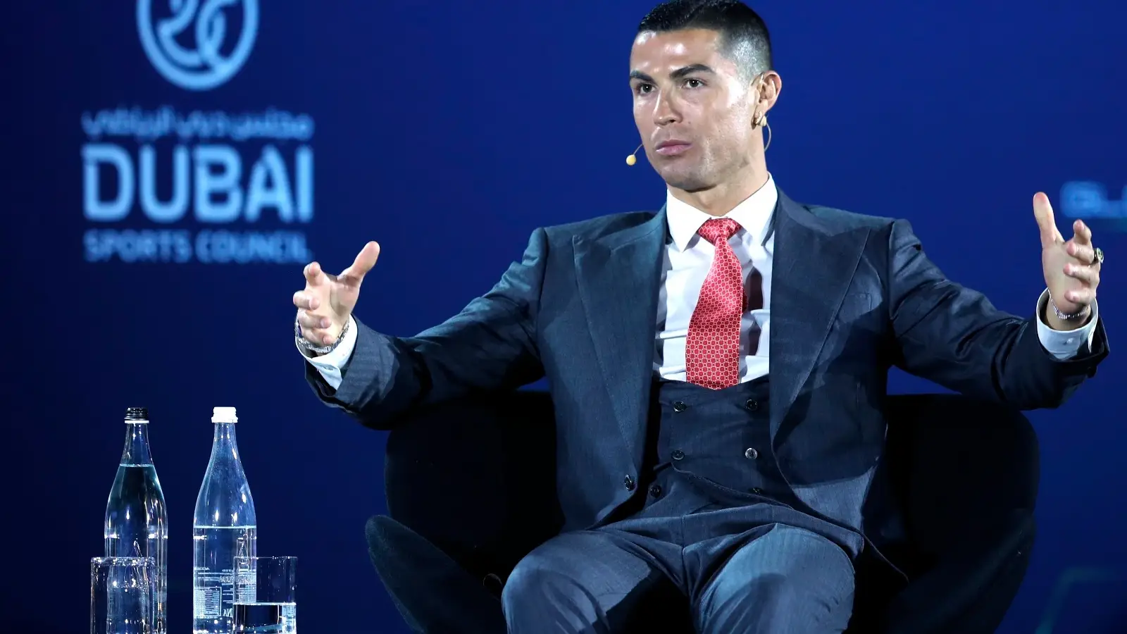 Cristiano Ronaldo en la entrega de premios de los Globe Soccer Awards Cristiano Ronaldo en la entrega de premios de los Globe Soccer Awards