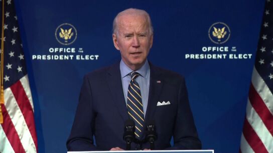 Asalto al Congreso de los Estados Unidos: Joe Biden sobre la violencia en el Congreso de los Estados Unidos: "Nuestra democracia est&aacute; bajo un asalto sin precedentes"