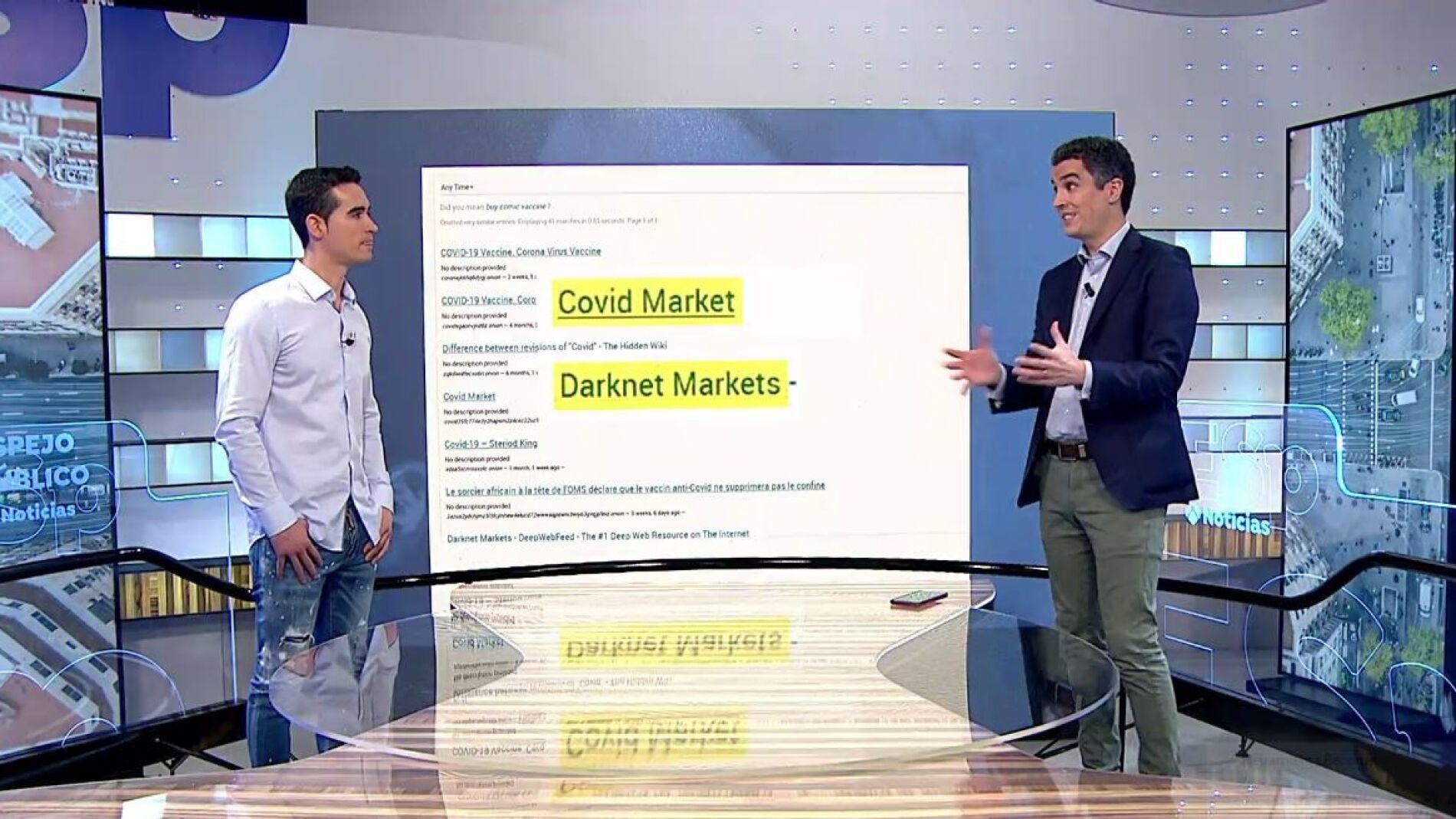 Venta de vacunas en internet.