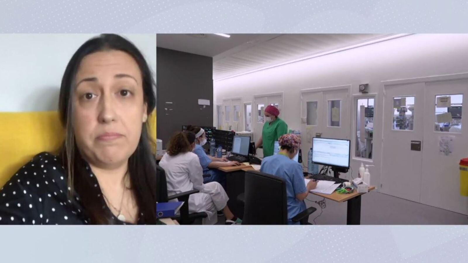 Tatiana, la enfermera del hospital de Móstoles que padece ansiedad por el coronavirus: 