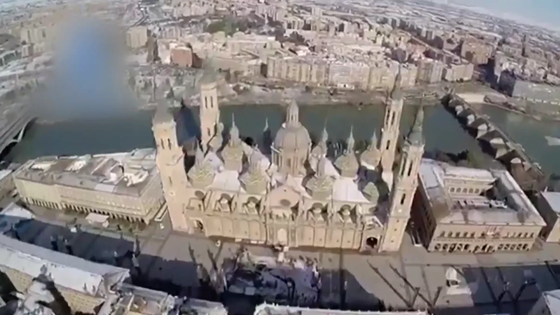 Zaragoza nevada por Filomena Zaragoza nevada por Filomena
