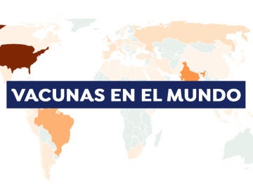 Mapa: Los países que más vacunas del coronavirus han suministrando