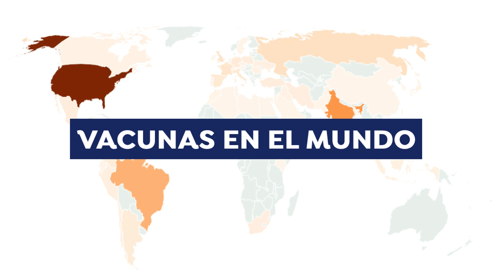 Mapa: Los países que más vacunas del coronavirus han suministrando Mapa: Los países que más vacunas del coronavirus han suministrando