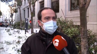 El delegado de Medio Ambiente en Madrid advierte del peligro tras la nevada: 
