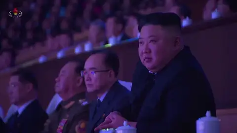 Líder de Corea del Norte, Kim Jong-un. Líder de Corea del Norte, Kim Jong-un.