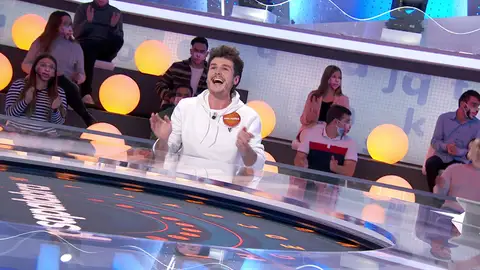 Miki Núñez contagia el buen rollo de ‘Me vale’ en ‘Pasapalabra’ En 'Pasapalabra'