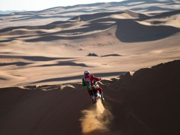 Pierre Cherpin en el Rally Dakar