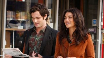 Penn Badgley y Jessica Szohr en 'Gossip Girl'