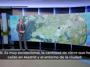 Cómo se contó la intensa nevada de España en otras cadenas interenacionales