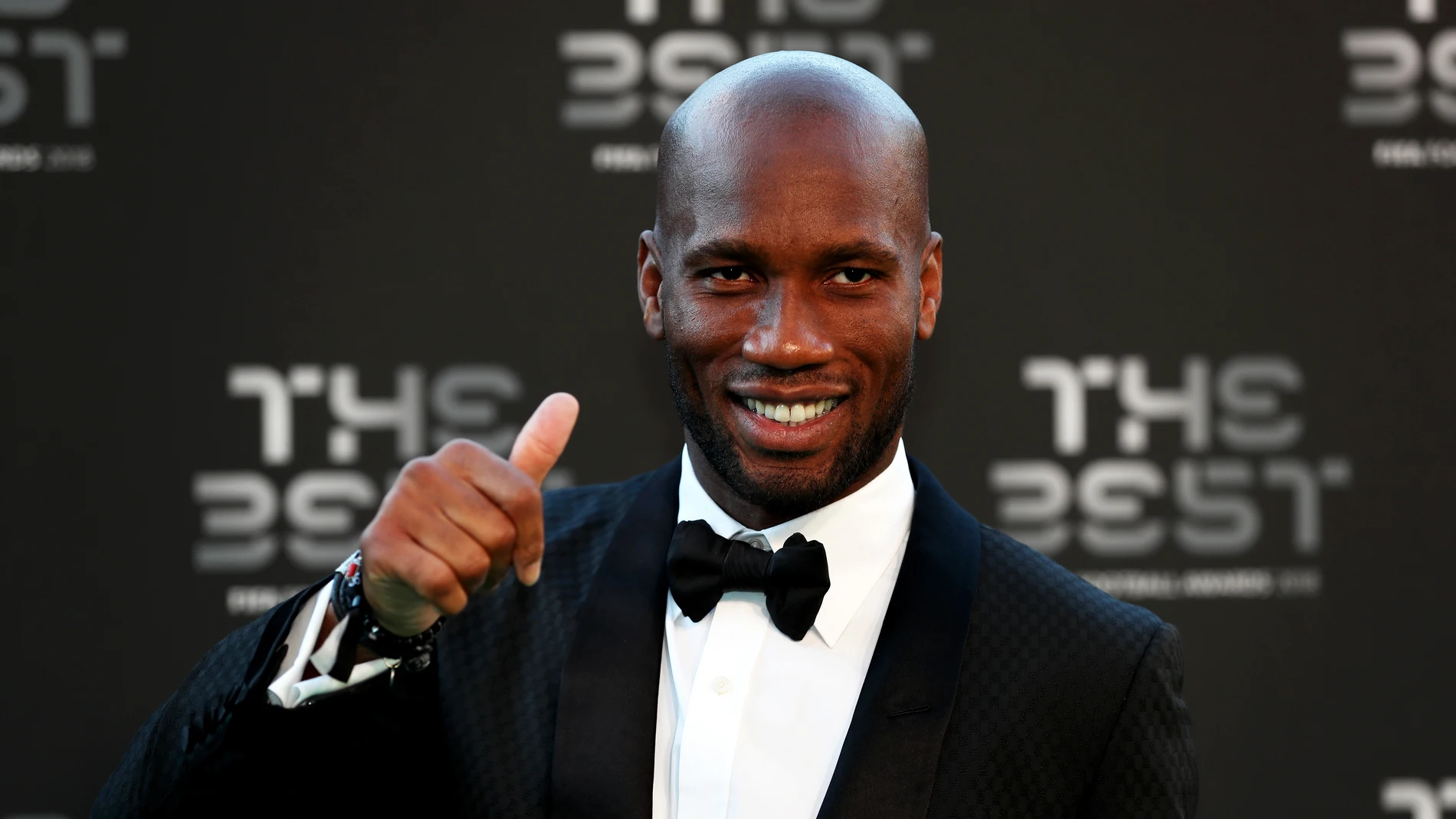 Didier Drogba, en la gala 'The Best' Didier Drogba, en la gala 'The Best'