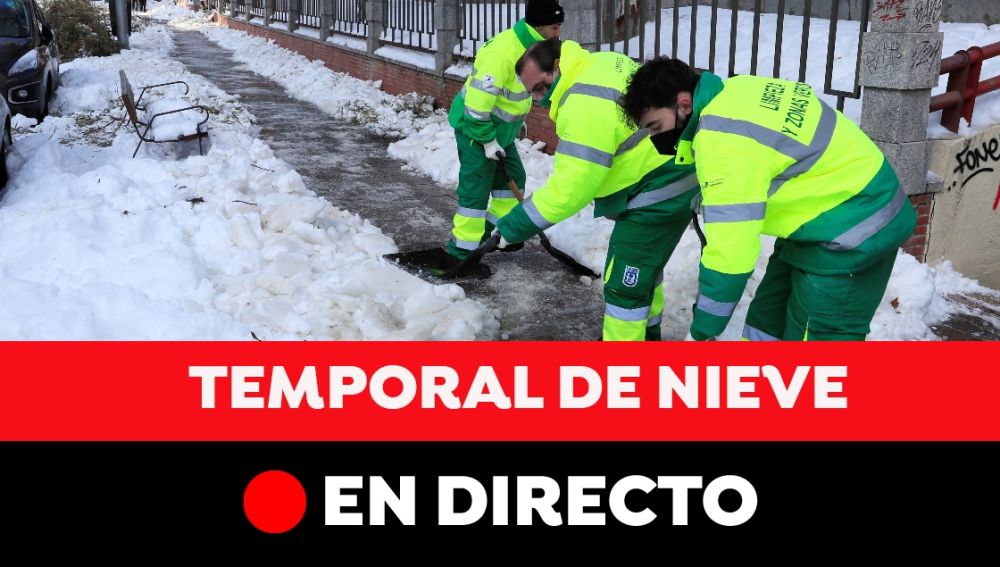 Temporal Filomena en España: última hora de las incidencias por la ola de frío, en directo