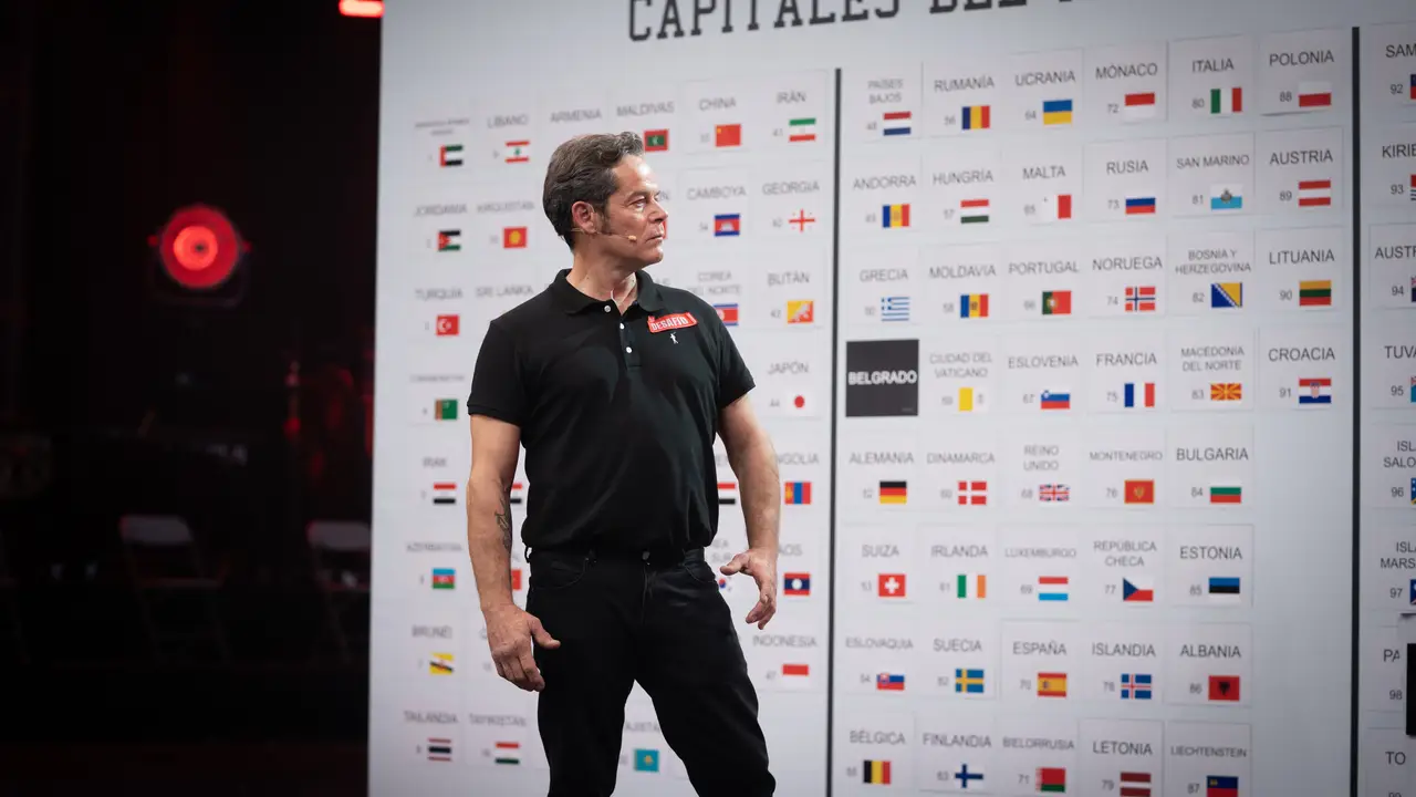 Jorge Sanz pasa notablemente el duro examen de las ‘Capitales del mundo’ de ‘El Desafío’