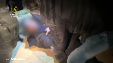 El momento de la detención de El Melillero El momento de la detención de El Melillero