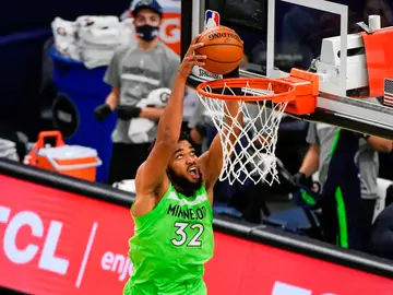 Karl-Anthony Towns, en un partido con Minnesota Karl-Anthony Towns, en un partido con Minnesota