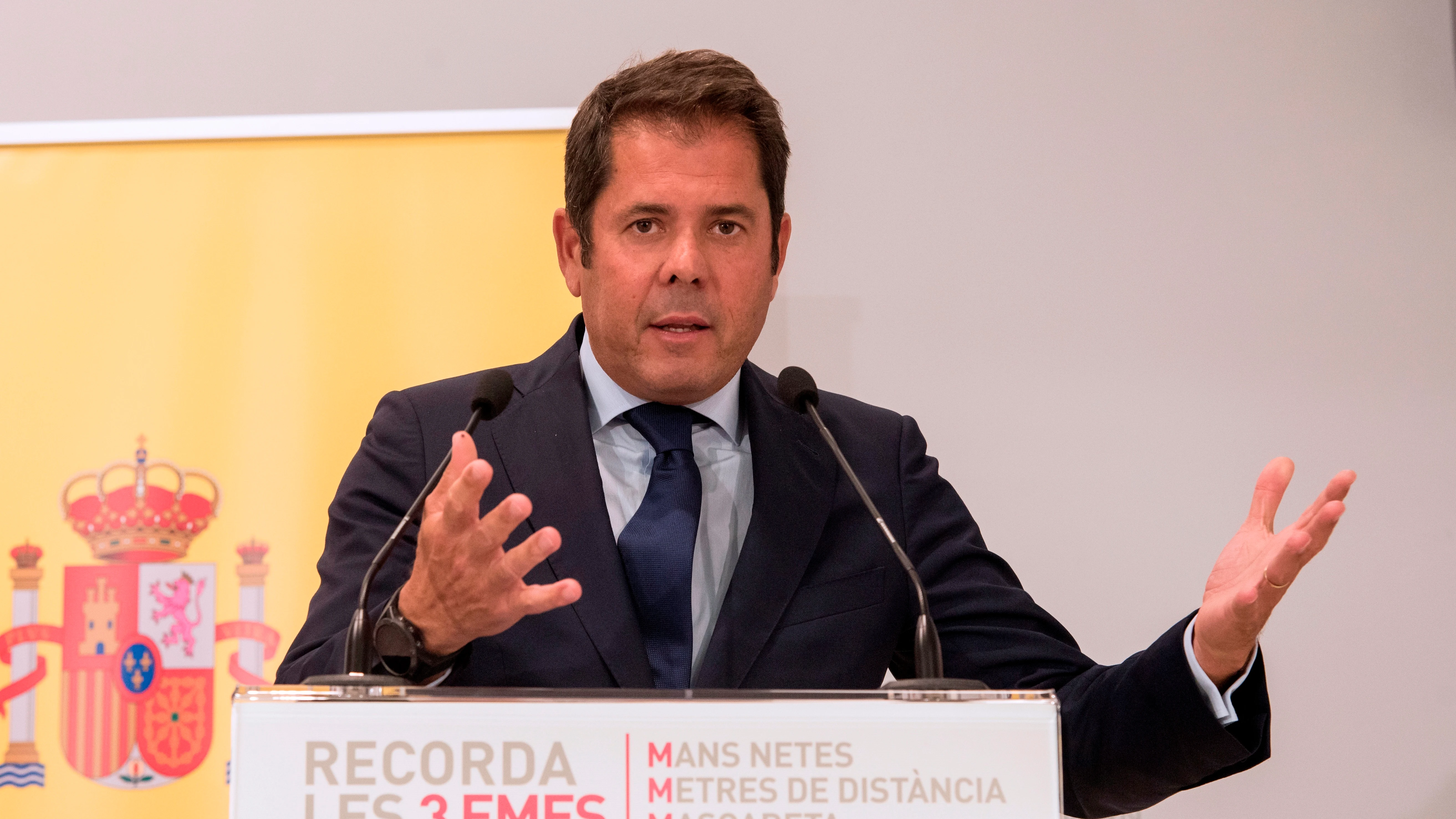 El presidente de CEPYME, Gerardo Cuerva, hablando sobre los ERTE El presidente de CEPYME, Gerardo Cuerva, hablando sobre los ERTE