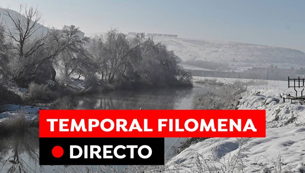 Temporal Filomena en España hoy: alerta por frío, viento y fenómenos costeros, en directo