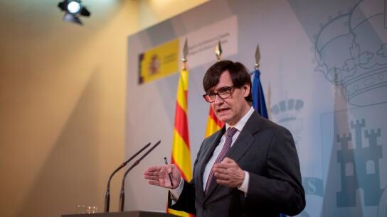 El ministro de Sanidad, Salvador Illa, comparece ante los medios