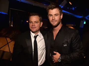 Matt Damon y Chris Hemsworth Matt Damon y Chris Hemsworth