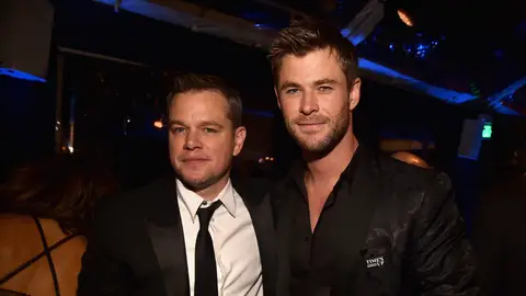 Matt Damon y Chris Hemsworth Matt Damon y Chris Hemsworth