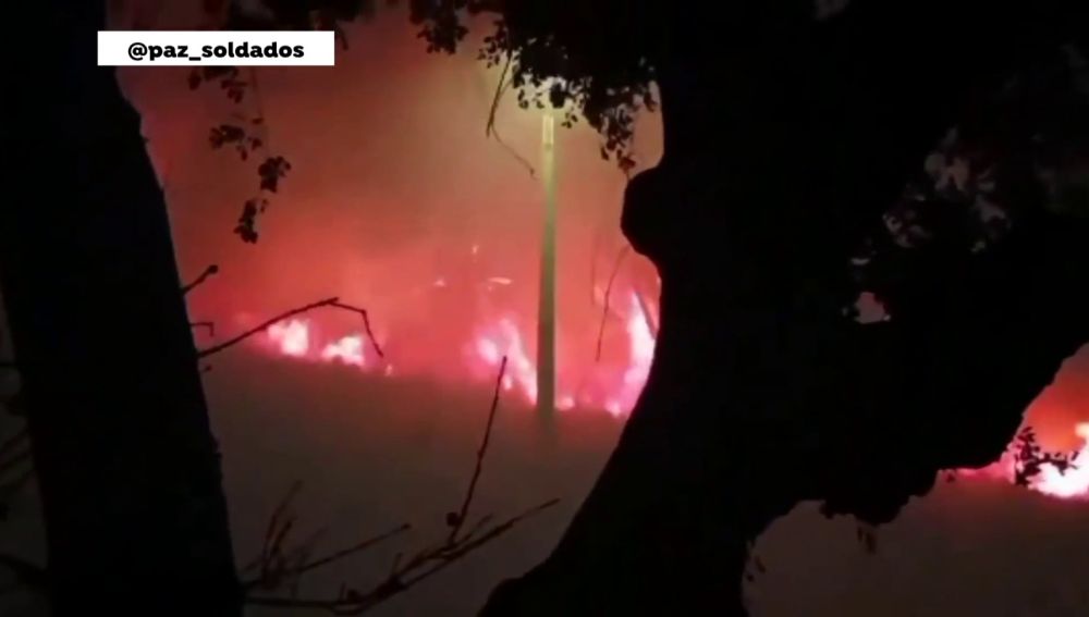 Arde Portugal tras desatarse un incendio en la ciudad de Valença