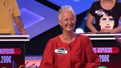 La suerte sonríe a Montse, de 'Los caligaris': su trabajo le otorga la respuesta correcta a una difícil pregunta de '¡Boom!'