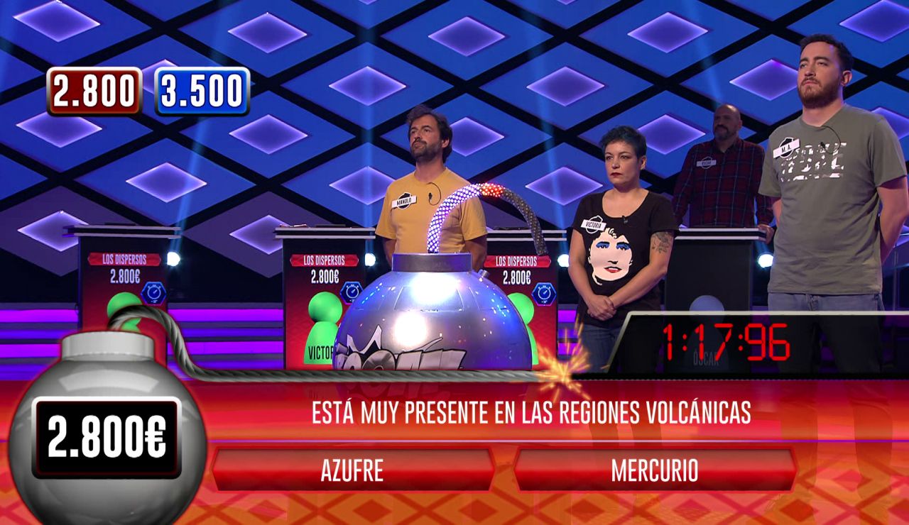 La gran remontada de 'Los dispersos' en la fase clasificatoria de '¡Boom!' contra 'Los caligaris' La gran remontada de 'Los dispersos' en la fase clasificatoria de '¡Boom!' contra 'Los caligaris'