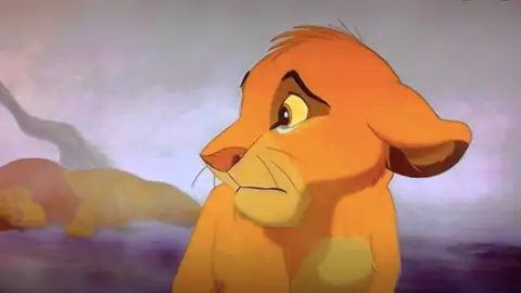 Simba y Mufasa en 'El Rey León' Simba y Mufasa en 'El Rey León'