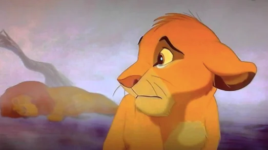 Simba y Mufasa en 'El Rey León'