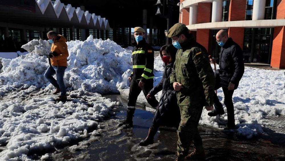 Polémica por la retirada de la UME en Madrid tras los daños del temporal Filomena