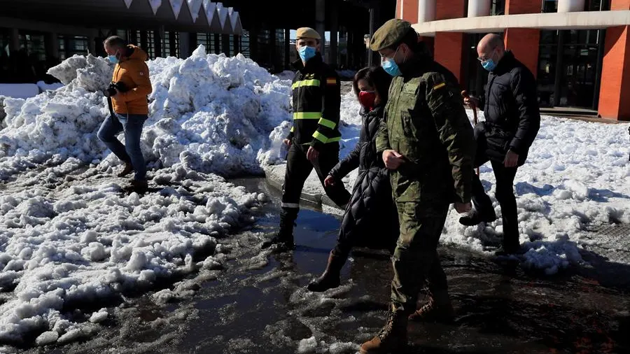 Polémica por la retirada de la UME en Madrid tras los daños del temporal Filomena Polémica por la retirada de la UME en Madrid tras los daños del temporal Filomena