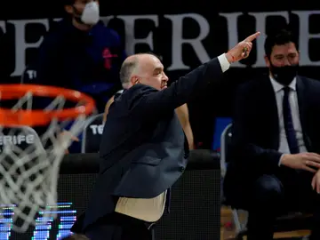 Pablo Laso, entrenador del Real Madrid Pablo Laso, entrenador del Real Madrid