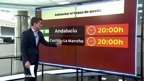 Las comunidades autónomas piden al Gobierno herramientas para adelantar el toque de queda Las comunidades autónomas piden al Gobierno herramientas para adelantar el toque de queda