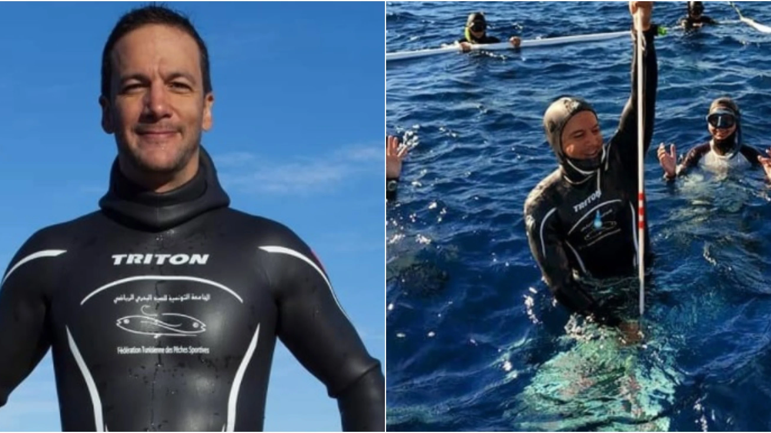 Walid Boudhiaf y su nuevo r&eacute;cord del mundo de apnea