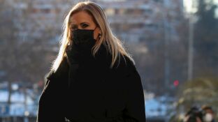 La expresidenta de la Comunidad de Madrid Cristina Cifuentes a su llegada a la Audiencia Provincial