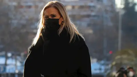 La expresidenta de la Comunidad de Madrid Cristina Cifuentes a su llegada a la Audiencia Provincial La expresidenta de la Comunidad de Madrid Cristina Cifuentes a su llegada a la Audiencia Provincial