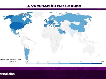 África solo ha suministrado 25 vacunas del coronavirus a su población