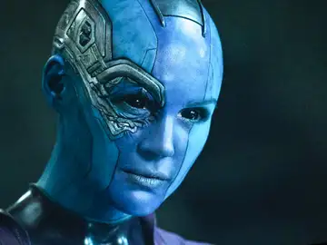 Karen Gillian como Nebula en 'Guardianes de la Galaxia' Karen Gillian como Nebula en 'Guardianes de la Galaxia'