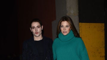 Stephanie Seymour junto a su hijo, Harry Brant