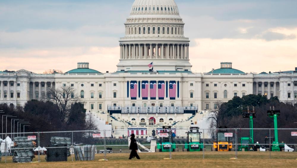 El Capitolio, en Washington, lugar de la toma de posesión de Joe Biden