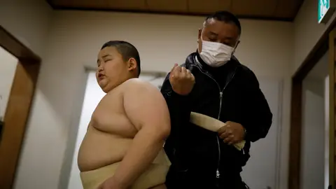 Kyuta Kumagai, la joven promesa del sumo Kyuta Kumagai, la joven promesa del sumo