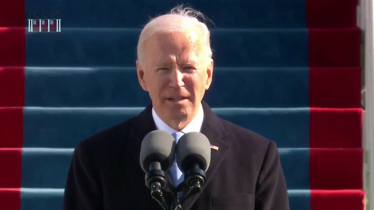 Joe Biden, nuevo presidente de Estados Unidos, pide unidad a la nación porque "es el camino hacia delante" Joe Biden, nuevo presidente de Estados Unidos, pide unidad a la nación porque "es el camino hacia delante"