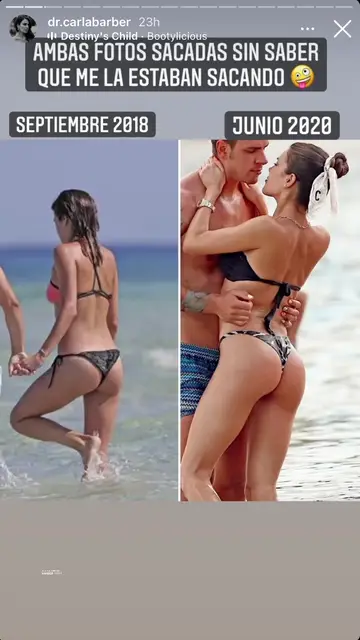 Carla Barber muestra el impactante cambio de su trasero WOW