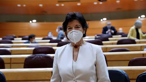 La ministra de Educación, Isabel Celaá, en el Senado La ministra de Educación, Isabel Celaá, en el Senado
