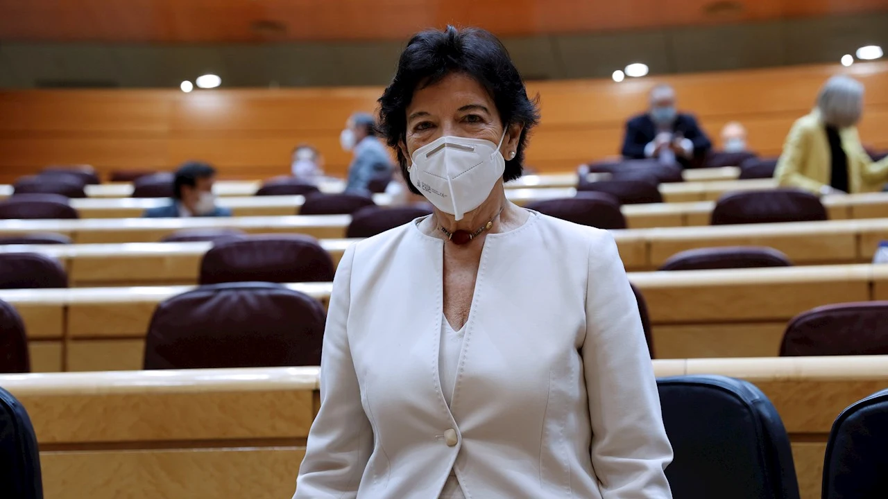 La ministra de Educación, Isabel Celaá, en el Senado La ministra de Educación, Isabel Celaá, en el Senado
