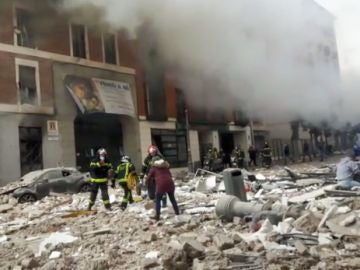 Explosión en la madrileña calle Toledo