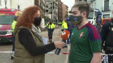 Miguel, testigo de la explosión de gas en Madrid: 
