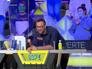 Carlos se cuela en la final tras haber llegado al panel con bote sin dinero en su marcador Carlos se cuela en la final tras haber llegado al panel con bote sin dinero en su marcador