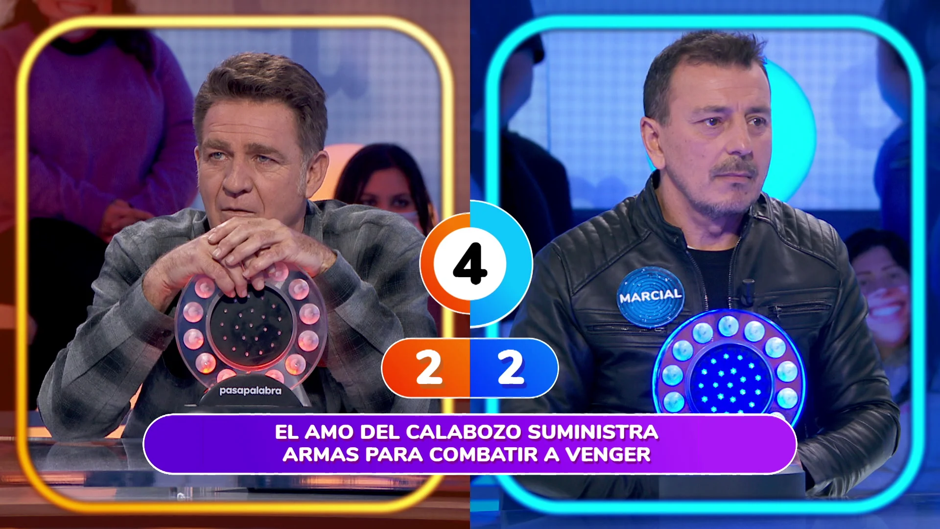 Juanjo Artero y Marcial Álvarez, enfrentados por una serie de televisión en ‘Pasapalabra’ Juanjo Artero y Marcial Álvarez, enfrentados por una serie de televisión en ‘Pasapalabra’