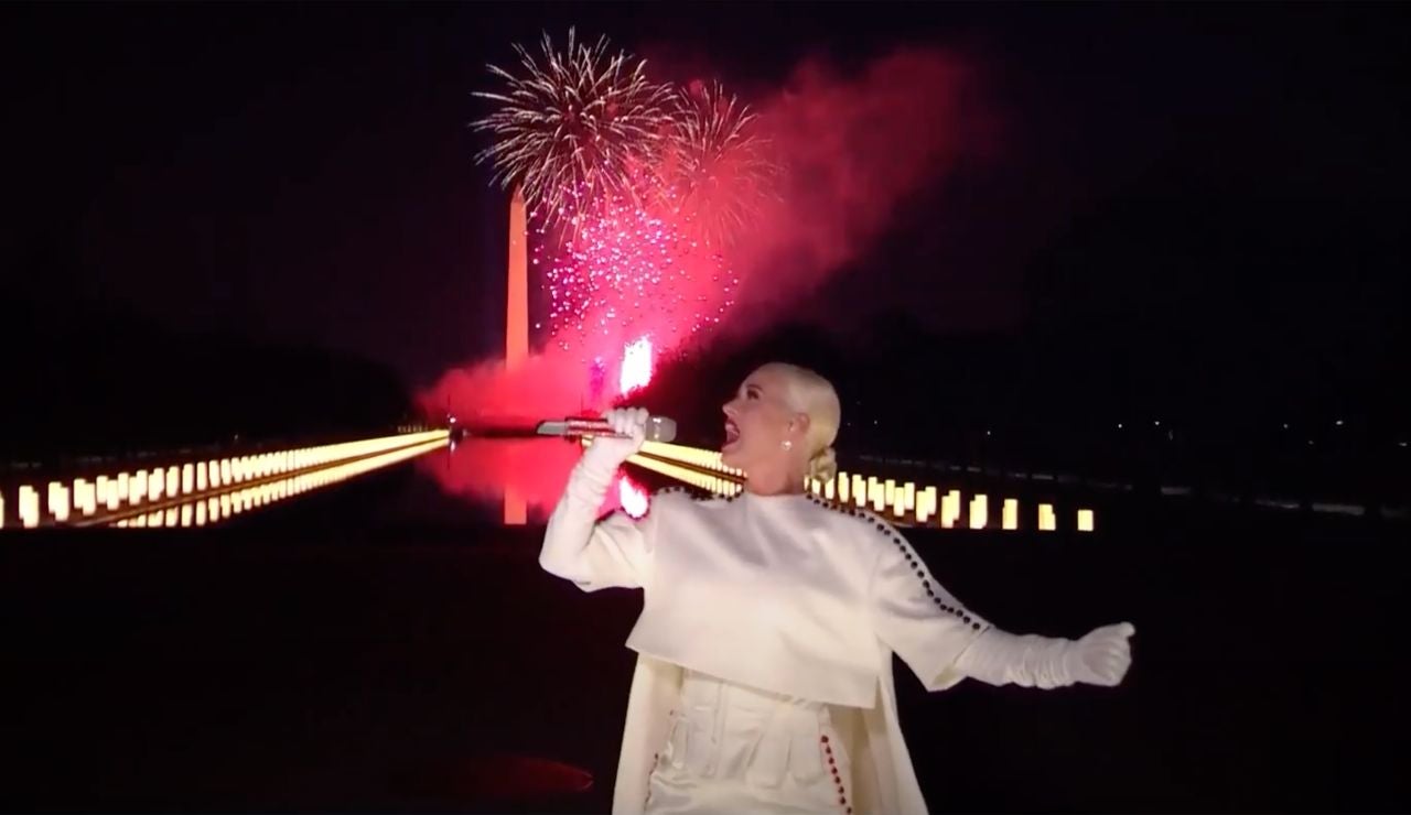 El muy aplaudido espectáculo de Katy Perry para la investidura de Joe Biden